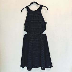 Club Monaco Black Dress w/ Waist Cutout